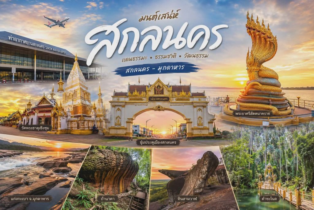 รถตู้สกลนครนำเที่ยว